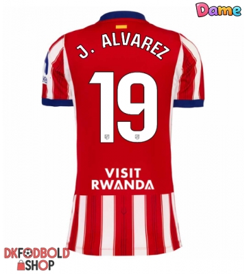 Atletico Madrid Julian Alvarez #19 Hjemmebanetrøje Dame 2026-27 Kort ærmer Atletico Madrid Julian Alvarez #19 Hjemmebanetrøje Dame 2026-27 Kort ærmer